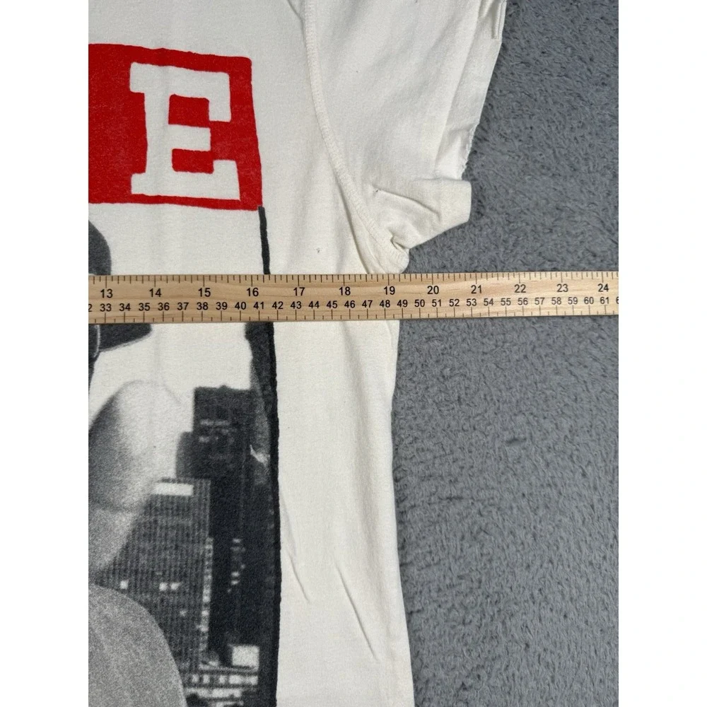 Vtg Ice‎ Cube It Was a Good Day White T-Shirt Adult XS Distressed Single Stitch